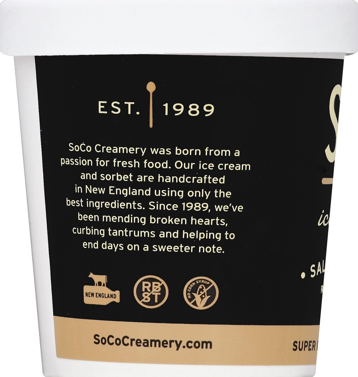 slide 5 of 6, SoCo Creamery Salted Caramel, 16 oz