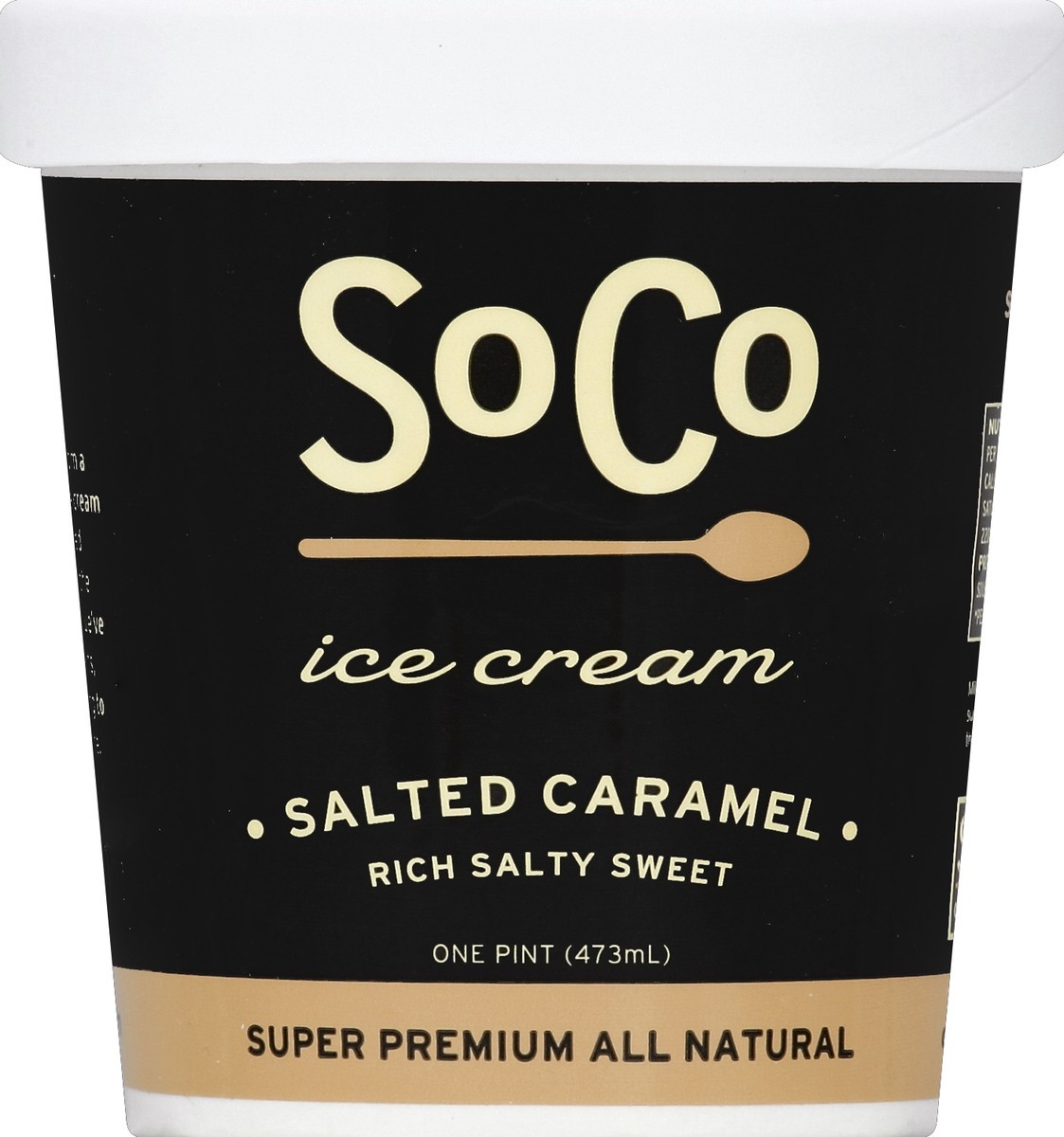 slide 3 of 6, SoCo Creamery Salted Caramel, 16 oz