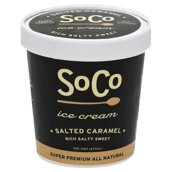 slide 1 of 6, SoCo Creamery Salted Caramel, 16 oz