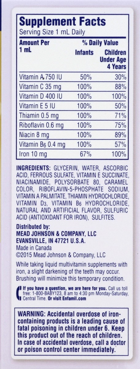 slide 5 of 6, Enfamil Multivitamin 1.67 oz, 1.69 oz