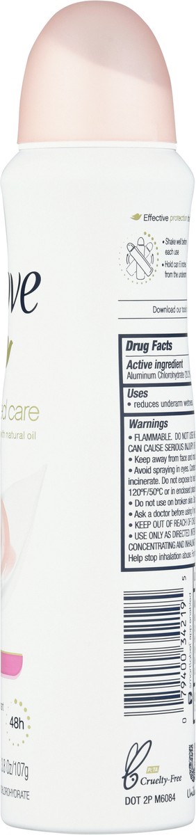 slide 7 of 9, Dove Advanced Care 48-Hour Antiperspirant & Deodorant Dry Spray, Beauty Finish, 3.8 Oz, 3.8 oz