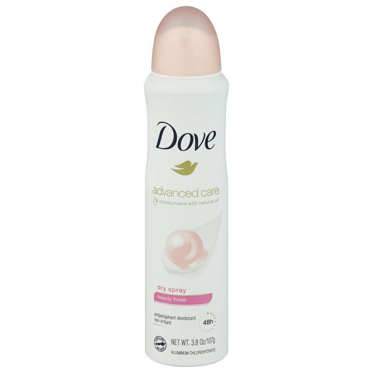 slide 1 of 9, Dove Advanced Care 48-Hour Antiperspirant & Deodorant Dry Spray, Beauty Finish, 3.8 Oz, 3.8 oz