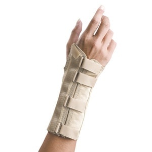 slide 1 of 1, FLA Orthopedics Fla Soft Form Elegant Wrist Support, Right, Beige Lg, 1 ct