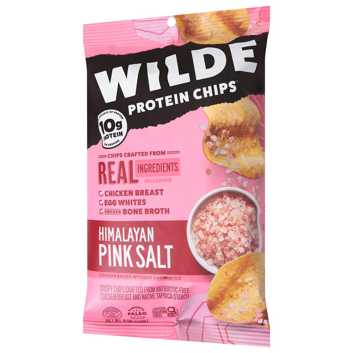 slide 2 of 14, Wilde Protein Chips, Himalayan Pink Salt, 4 oz