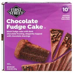 First Street 10 Inch Chocolate Cake