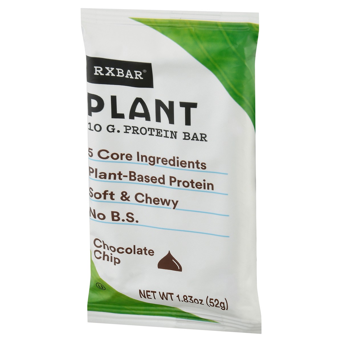 slide 3 of 9, RXBAR Plant Protein Bar, Chocolate Chip, 1.83 oz, 1.83 oz