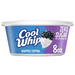 Cool Whip Zero Sugar Whipped Topping Lid (66849-00001 - C34343379) 8 oz (227g) English