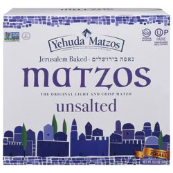 Yehuda Unsalted Matzos 10.5 oz