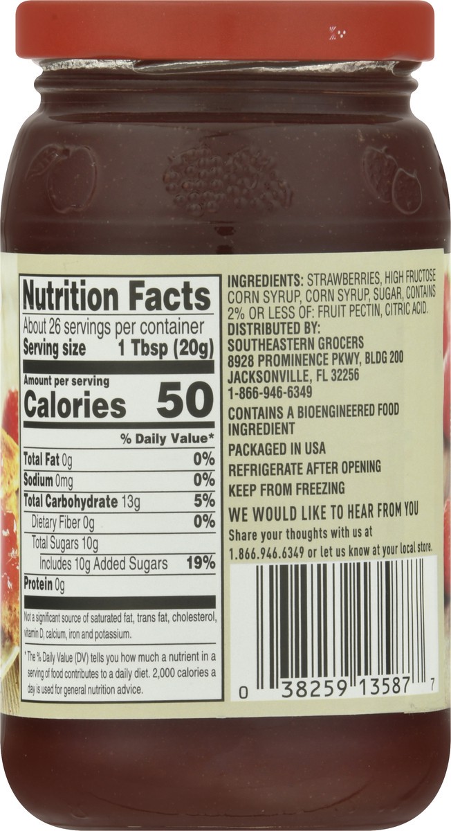 slide 9 of 9, Se Grocers Seedless Strawberry, 18 oz