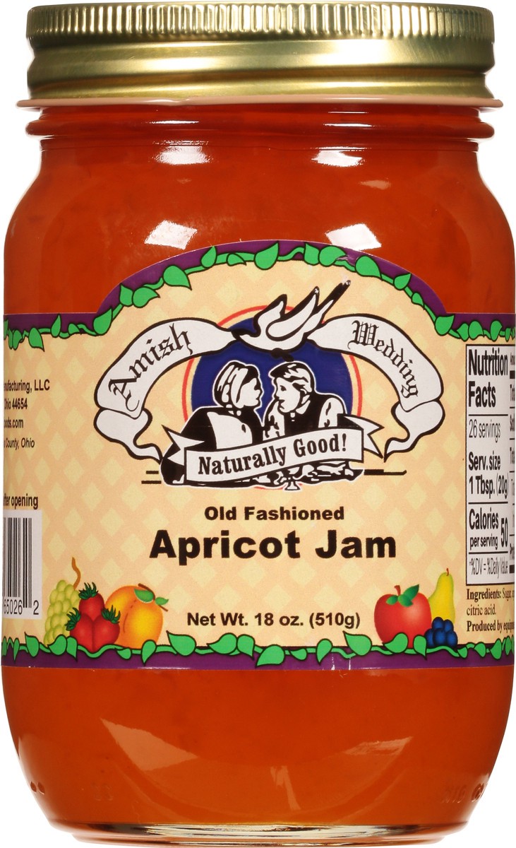 slide 4 of 9, Amish Wedding Old Fashioned Apricot Jam - 18 oz, 18 oz