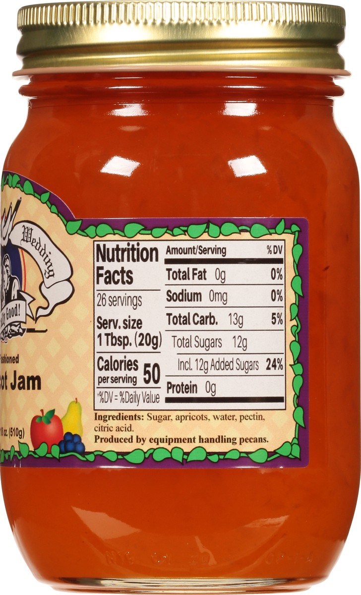 slide 8 of 9, Amish Wedding Old Fashioned Apricot Jam - 18 oz, 18 oz