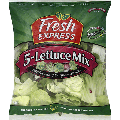 slide 2 of 2, Fresh Express Five Lettuce Mix, 6 oz