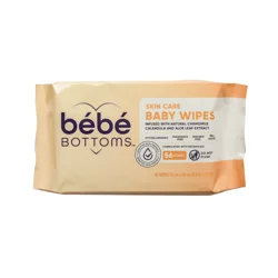 Bebe Bottoms Skin Care Baby Wipes, 56 ct