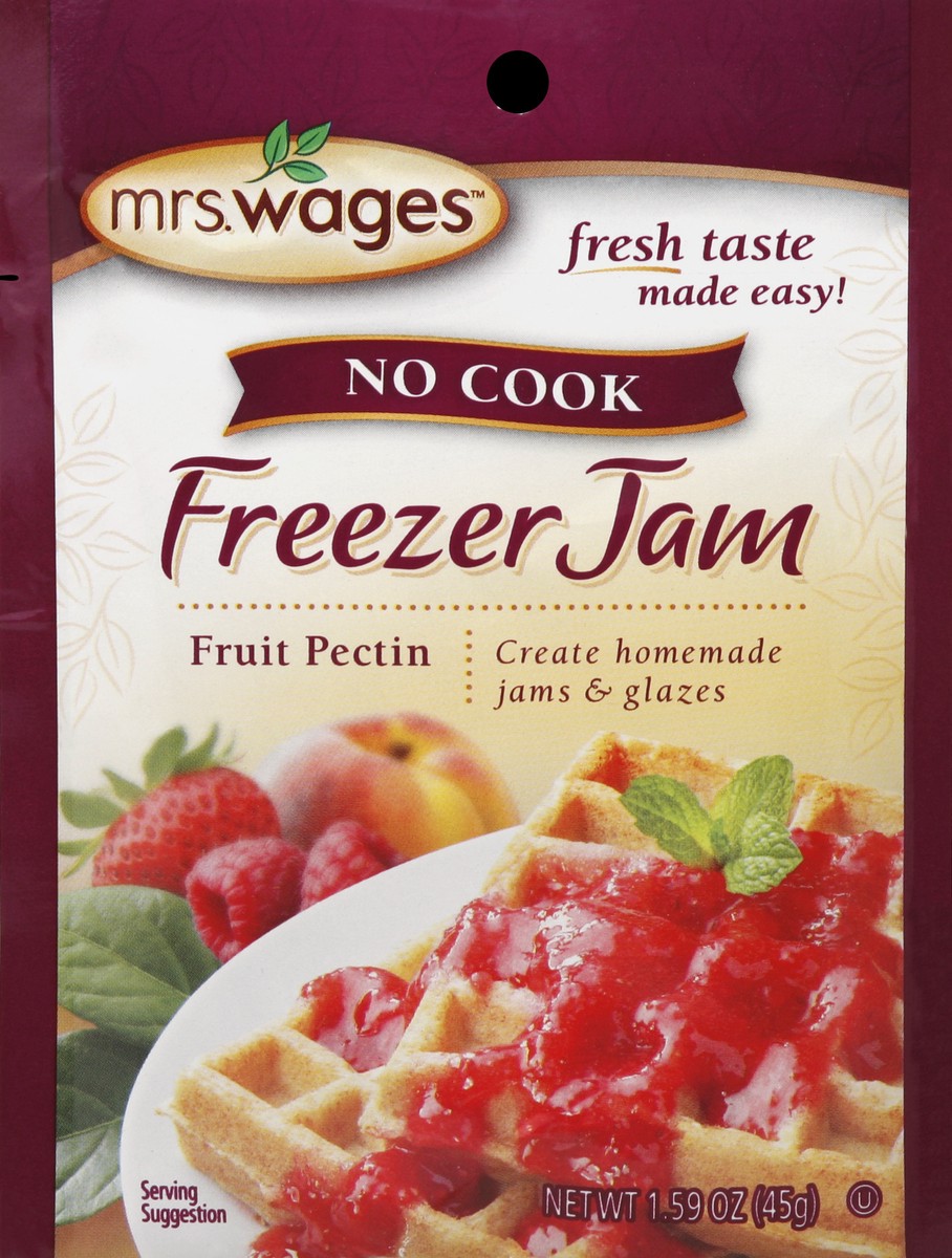 slide 3 of 3, Mrs. Wages No Cook Freezer Jam Fruit Pectin, 1.59 oz