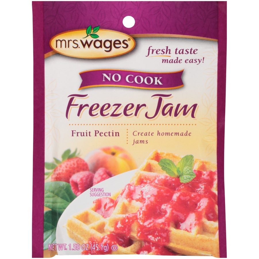 slide 1 of 3, Mrs. Wages No Cook Freezer Jam Fruit Pectin, 1.59 oz