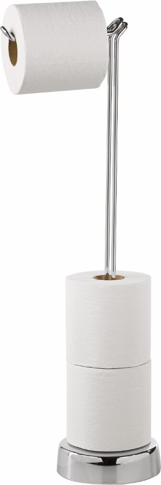 slide 1 of 1, InterDesign Classico Caddy Plus Toilet Tissue Holder - Chrome, 1 ct