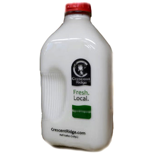 slide 1 of 1, Crescent Ridge Dairy - 2% Milk, Glass Bottle, 64 fl oz
