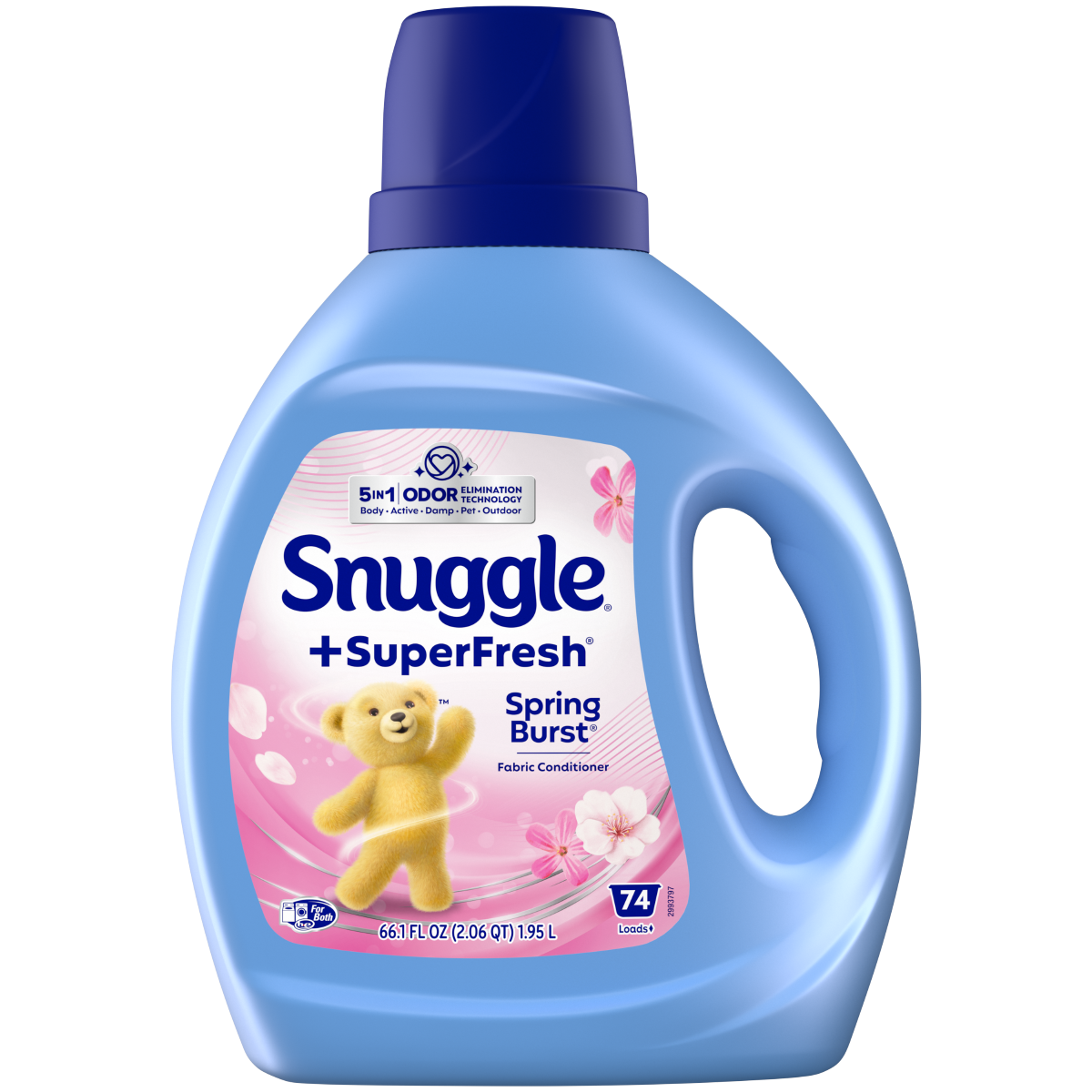 slide 1 of 5, Snuggle +SuperFresh Spring Burst Fabric Conditioner 66.1 fl oz, 66.1 fl oz