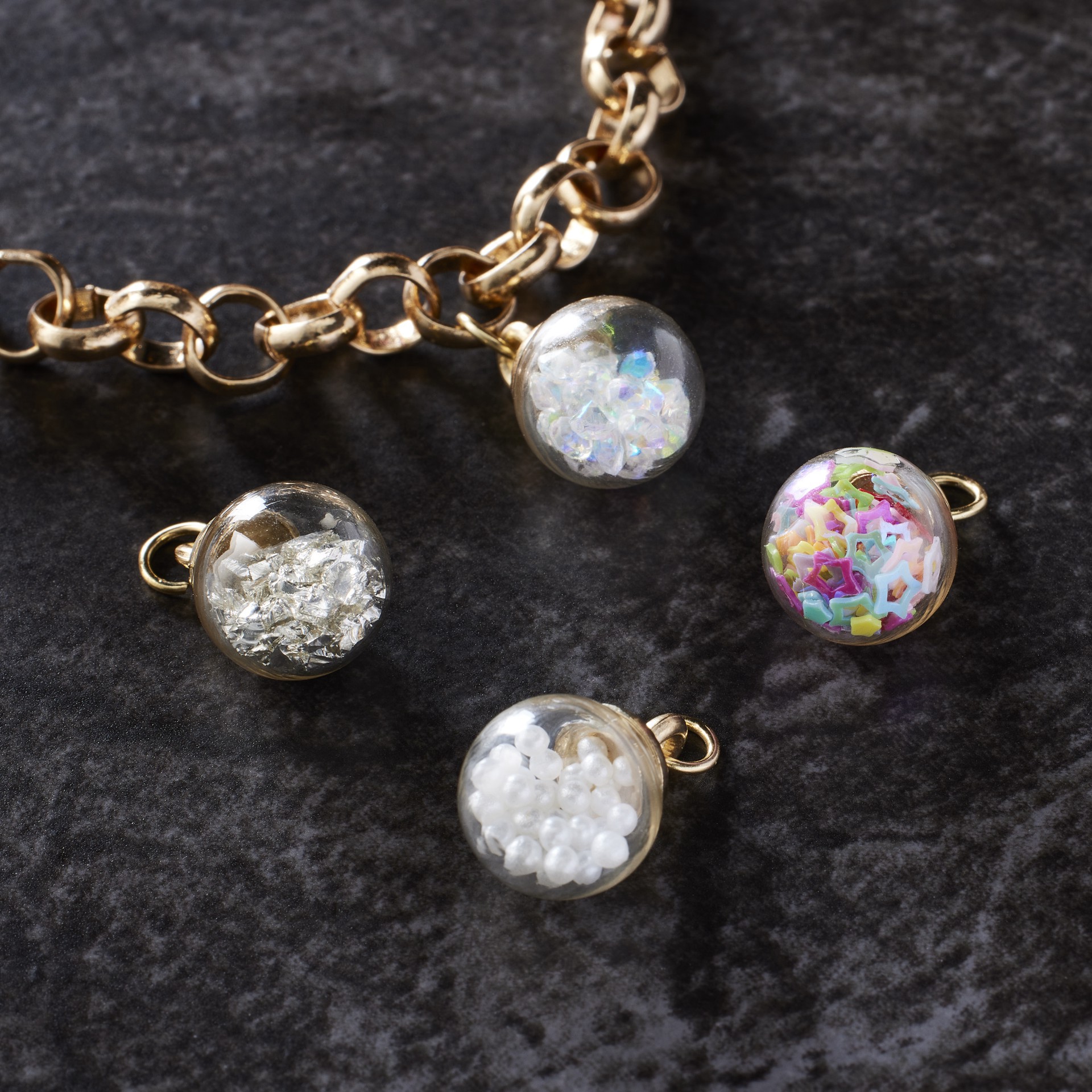 slide 2 of 5, Mixed Shaker Ball Charm Set By Bead Landing, 12mm x 17mm