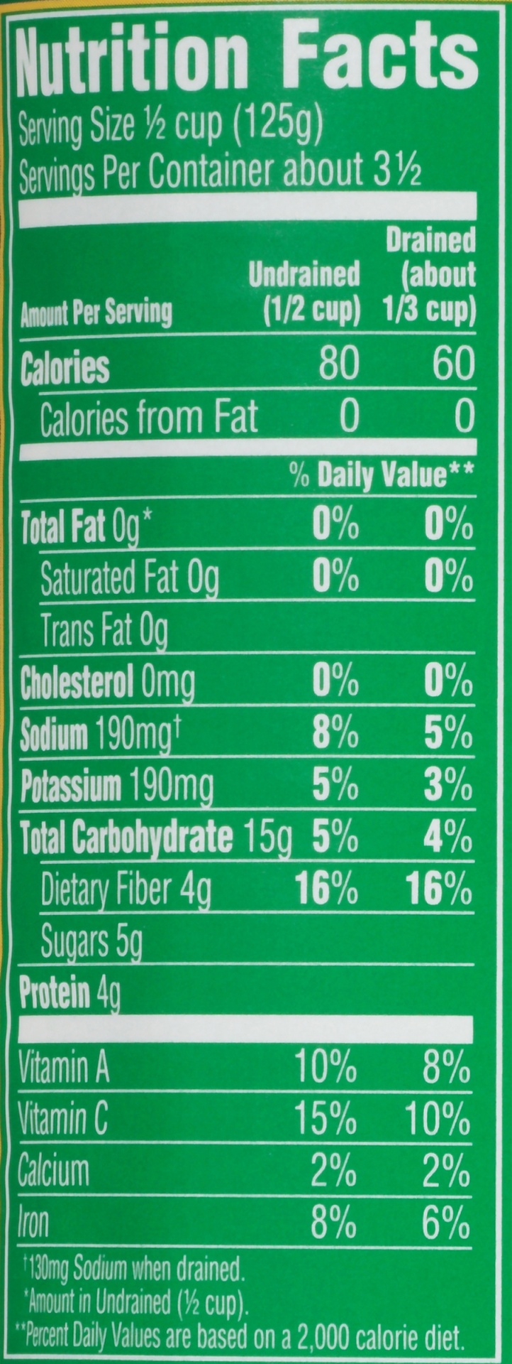 Del Monte Fresh Cut Low Sodium Sweet Peas 15 oz | Shipt