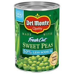 Del Monte Low Sodium Sweet Peas, 15 oz Can
