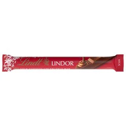 Lindt LINDOR Milk Chocolate Truffle Bar, Chocolate Candy Bar with Smooth Center, 1.3 oz.