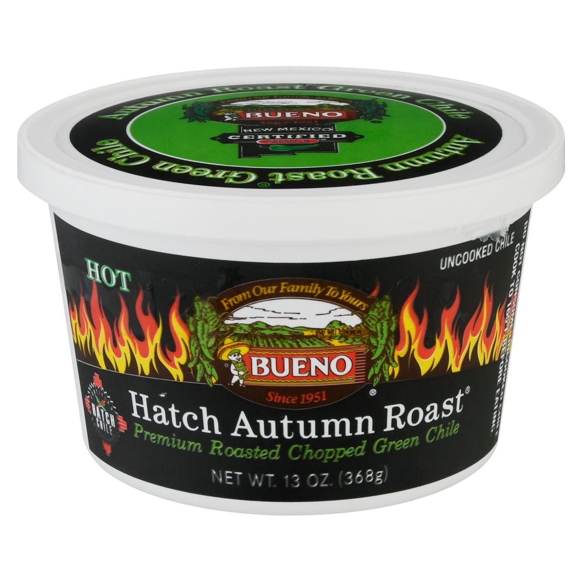 slide 9 of 12, Bueno Foods Bueno Hot Hatch Autumn Roast Green Chile 13 oz, 13 oz