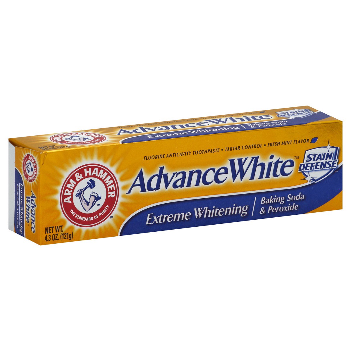 slide 1 of 5, Arm & Hammer Advance White Extreme Whitening Toothpaste, 4.3 oz., 4.3 oz