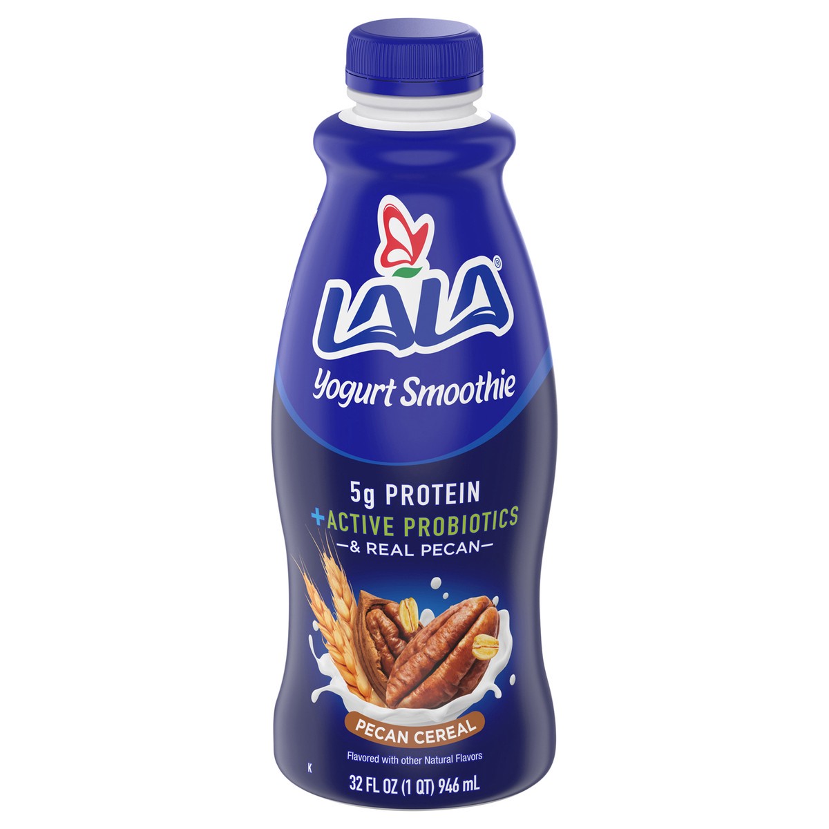 slide 4 of 11, LALA Pecan Cereal Yogurt Smoothie 32 oz, 32 fl oz