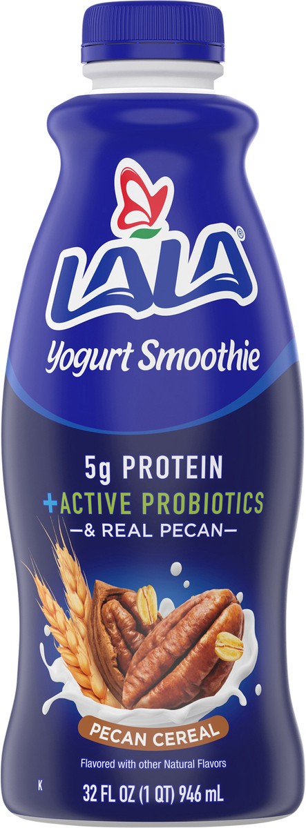 slide 8 of 11, LALA Pecan Cereal Yogurt Smoothie 32 oz, 32 fl oz