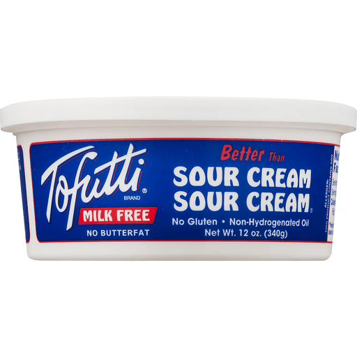 slide 4 of 9, Tofutti Sour Cream Milk Free Imitation, 12 oz