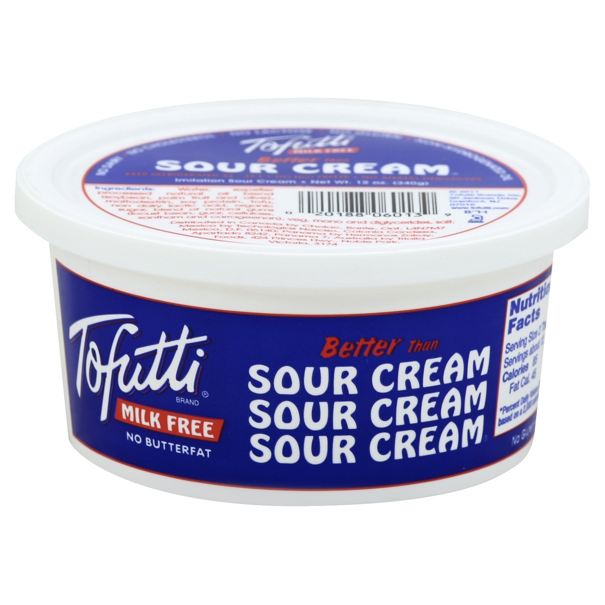 slide 1 of 1, Tofutti Milk Free Better Than Sour Cream, 12 oz