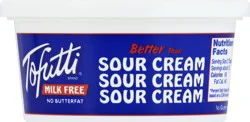 Tofutti Milk Free Better Than Sour Cream - 12 oz