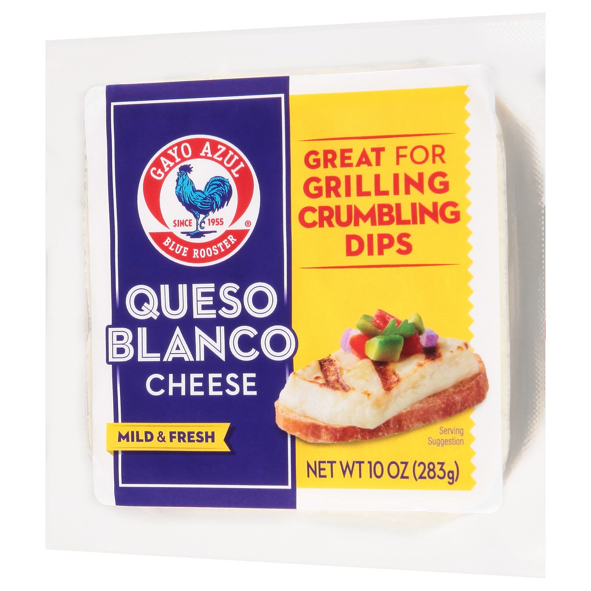 slide 3 of 14, Gayo Azul Mild & Fresh Queso Blanco Cheese 10 oz, 10 oz