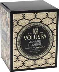 Voluspa Ambre Lumiere Box Candle