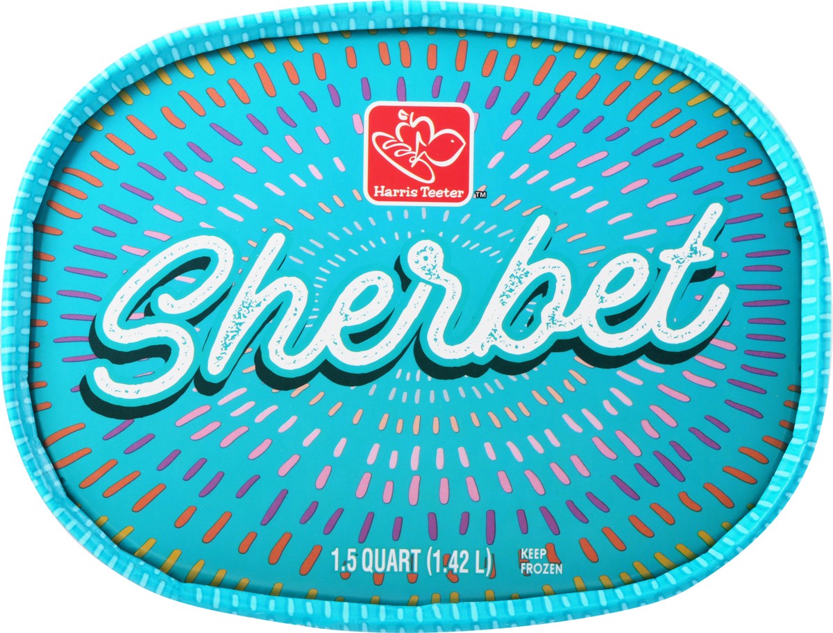 slide 4 of 10, Harris Teeter Sherbet - Rainbow, 48 oz