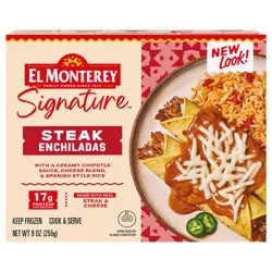 El Monterey Signature Entrée Steak Enchilada, 9 oz