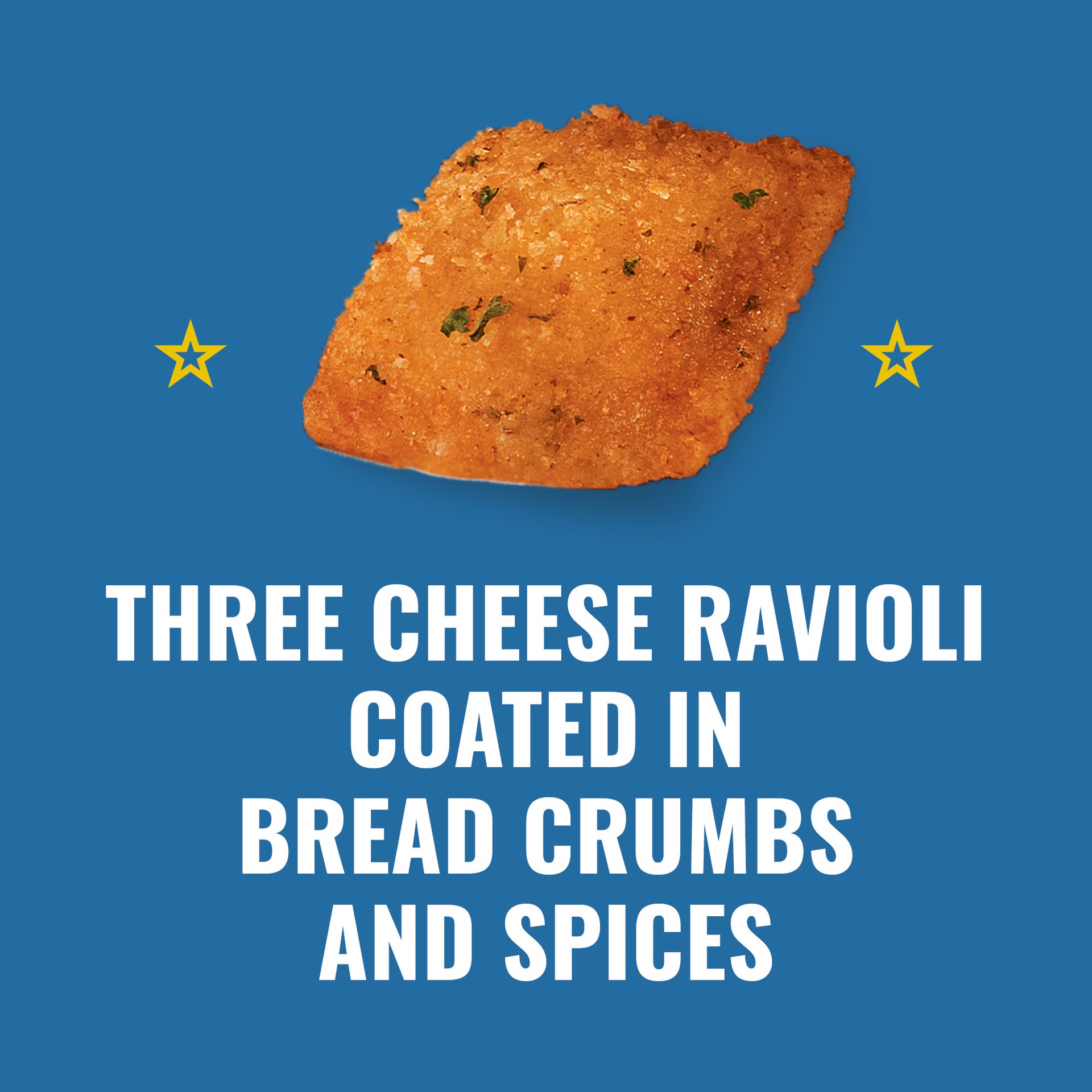 slide 3 of 5, Bertolli Three Cheese Toasted Ravioli, Frozen Appetizer, 11 oz., 11 oz