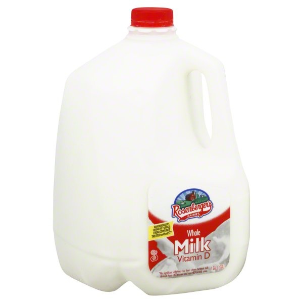 slide 1 of 4, Rosenberger's Whole Vitamin D Milk, 1 gal