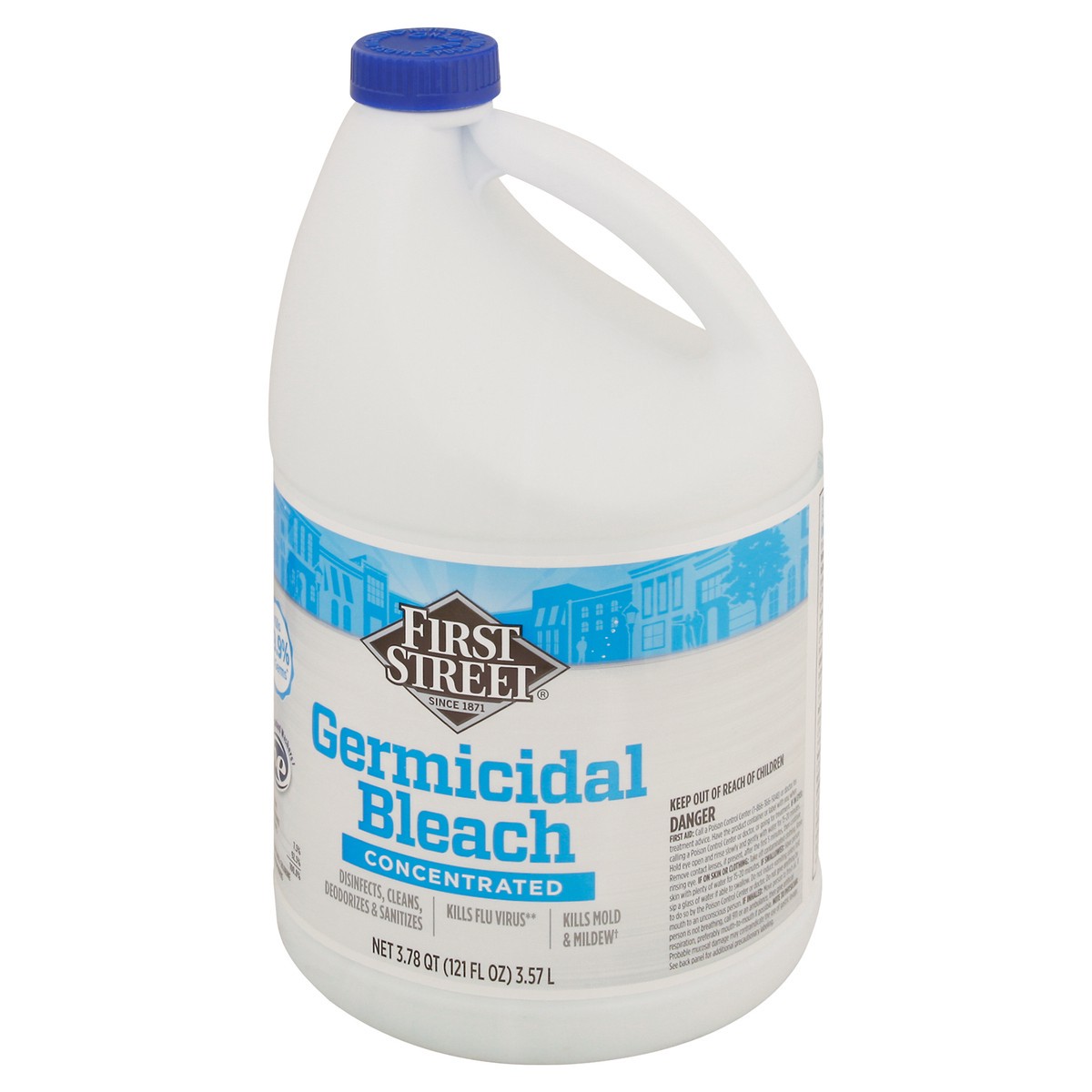 slide 12 of 12, First Street Fs/A-1 Germicidal Bleach, 121 oz