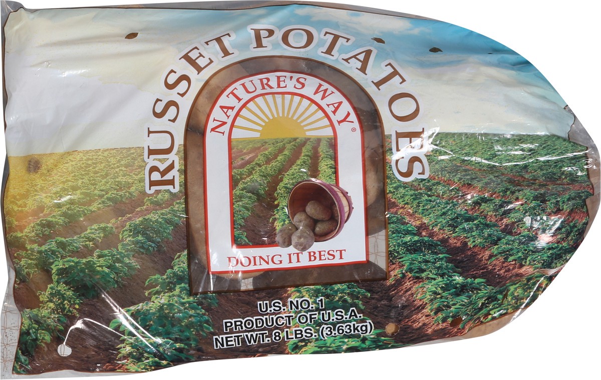slide 6 of 9, Nature's Way Russet Potatoes 8 lb, 8 lb
