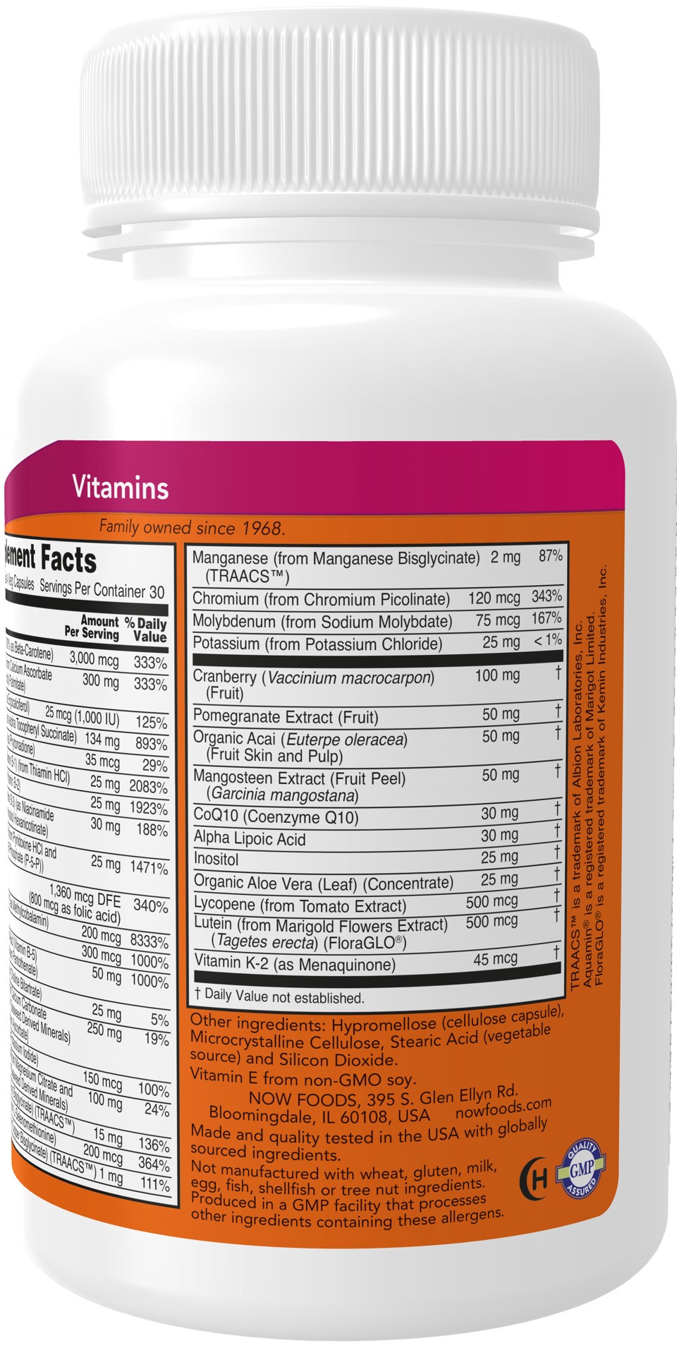 slide 3 of 4, NOW Foods EVE Woman's Multi, 120 ct