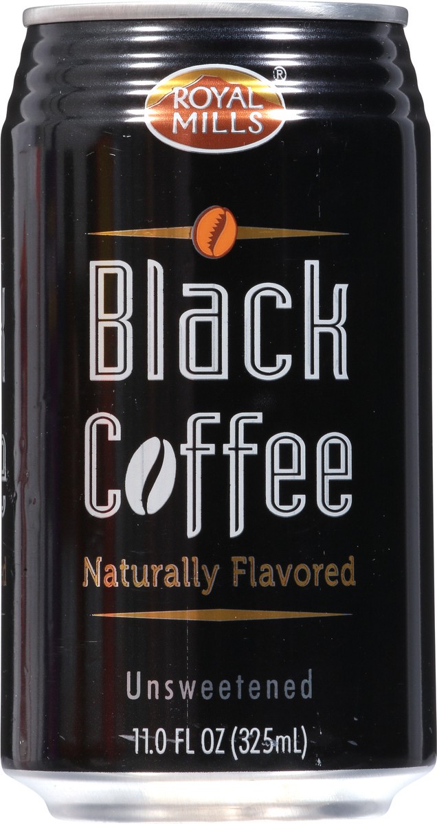 slide 10 of 13, Royal Mills Unsweetened Black Coffee - 11 fl oz, 11 fl oz