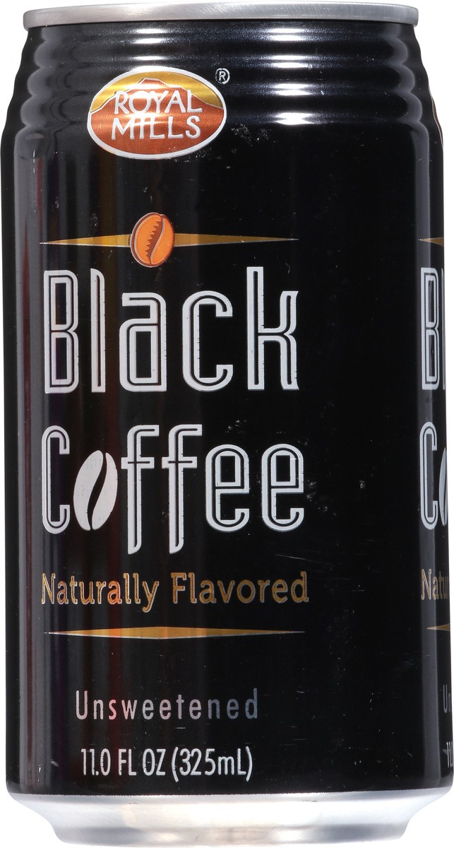 slide 13 of 13, Royal Mills Unsweetened Black Coffee - 11 fl oz, 11 fl oz