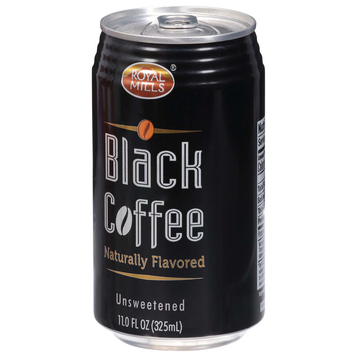 slide 5 of 13, Royal Mills Unsweetened Black Coffee - 11 fl oz, 11 fl oz