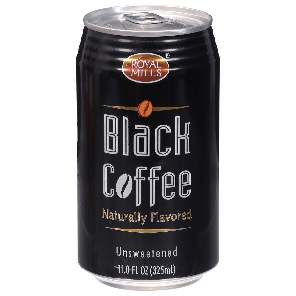 slide 7 of 13, Royal Mills Unsweetened Black Coffee - 11 fl oz, 11 fl oz