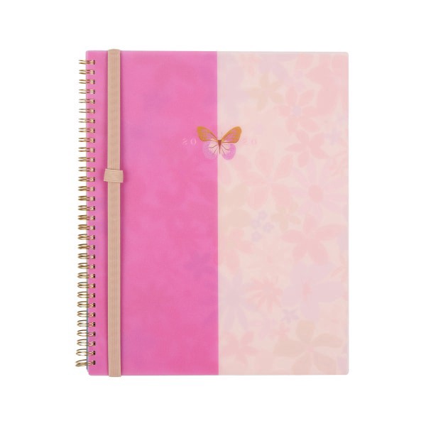 slide 6 of 10, 2026 Organized by Happy Planner Monthly/Weekly Big Twin Loop Planner, 8-1/2"" x 11"", Sunlit Floral, January To December, PT0021B001, 1 ct