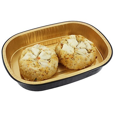 slide 1 of 1, H-E-B Meal Simple Jumbo Lump Crab Cakes, 2 ct