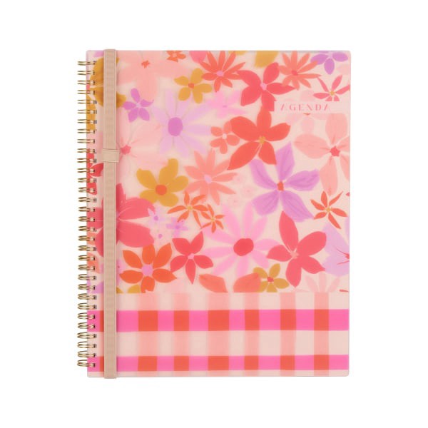 slide 10 of 10, 2026 Organized by Happy Planner Monthly/Weekly Big Twin Loop Planner, 8-1/2"" x 11"", Bright Sunlit Floral, January To December, PTLBD12-184, 1 ct