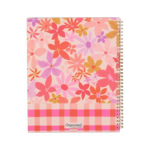 slide 5 of 10, 2026 Organized by Happy Planner Monthly/Weekly Big Twin Loop Planner, 8-1/2"" x 11"", Bright Sunlit Floral, January To December, PTLBD12-184, 1 ct